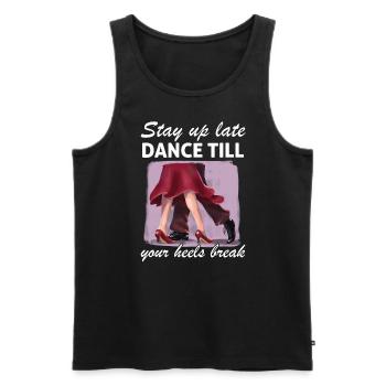 Formation en danse Ballroom Danse de couple - Débardeur bio Premium Homme - noir - Devant - Michal (187cm)