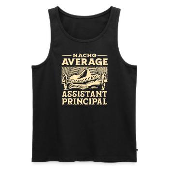 Deputy Director Deputy Principal Mexico - Men's Premium Organic Tank Top - black - Front - AI Model Male 178 light (178cm)
