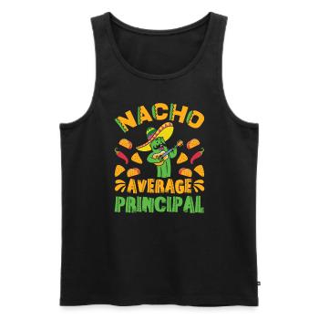 Cinco De Mayo Nacho Principal moyen - Débardeur bio Premium Homme - noir - Devant - Michal (187cm)