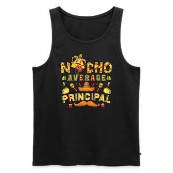 Cinco De Mayo Nacho Principal moyen - Débardeur bio Premium Homme - noir - Devant - Michal (187cm)