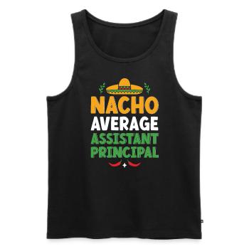 Deputy Director Deputy Principal Mexico - Men's Premium Organic Tank Top - black - Front - AI Model Male 178 light (178cm)