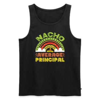 Cinco De Mayo Nacho Principal moyen - Débardeur bio Premium Homme - noir - Devant - Michal (187cm)