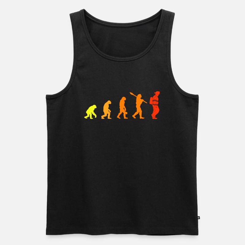 Firefighters Evolution - Firefighter Firefighter - Men's Premium Organic Tank Top - black