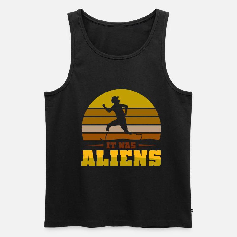 It was aliens - Männer Premium Bio Tank Top - undefined