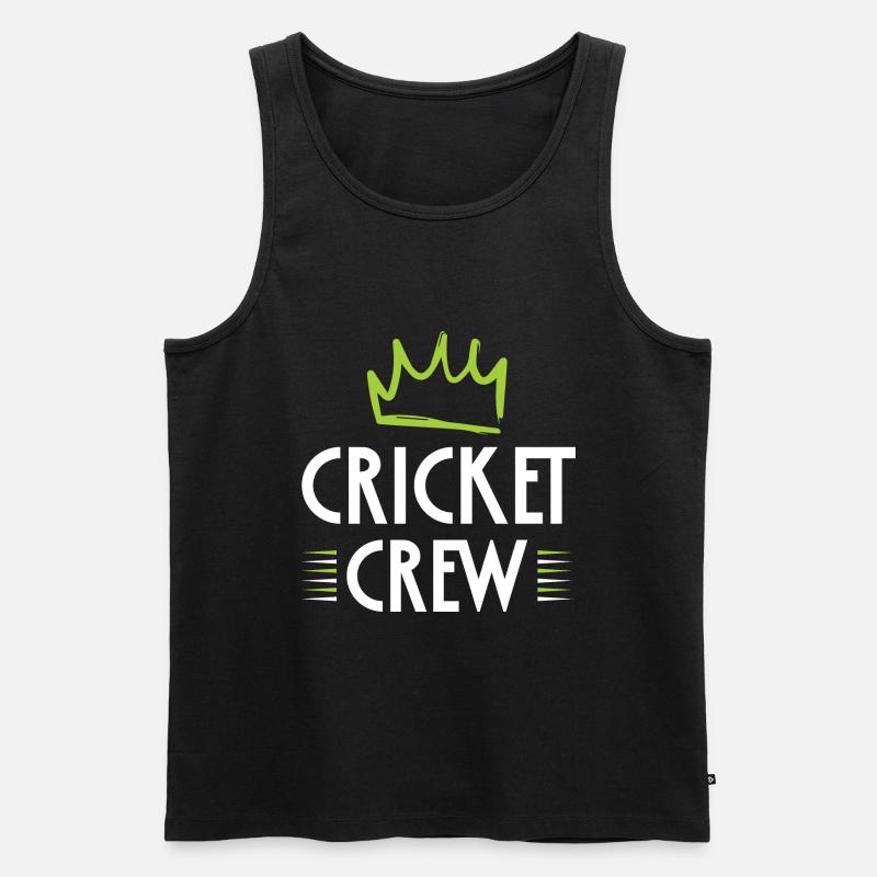 Équipe de cricket - Débardeur bio Premium Homme - noir