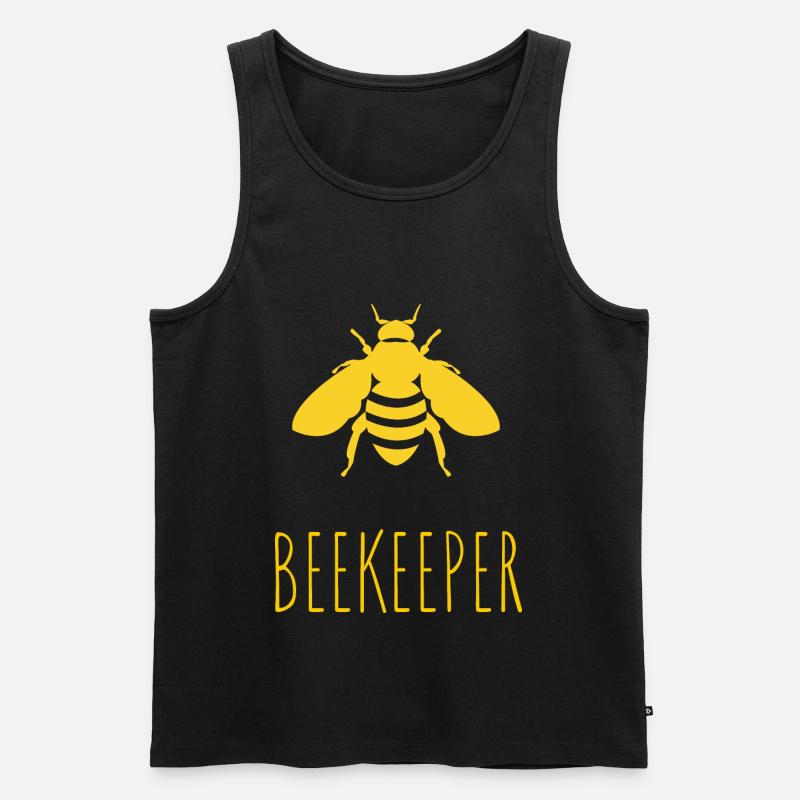 Beekeeper Biene Imker - Männer Premium Bio Tank Top - Schwarz