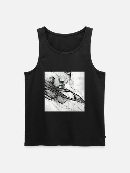 A stroke of art - Men's Premium Organic Tank Top -