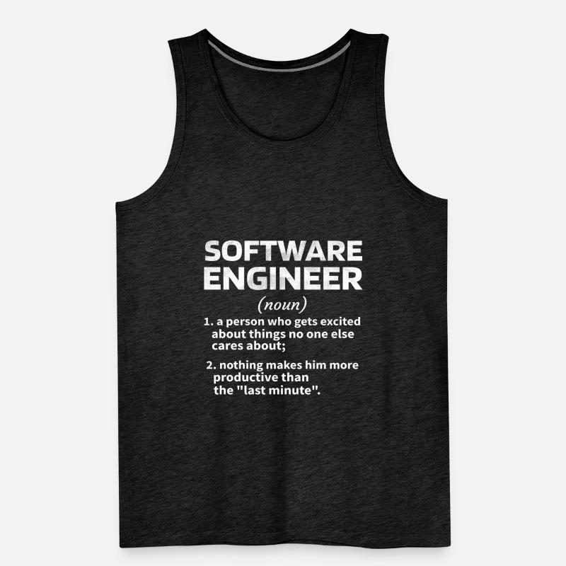 Softwareingenieur Software Engineer Techniker Débardeur bio Premium Homme