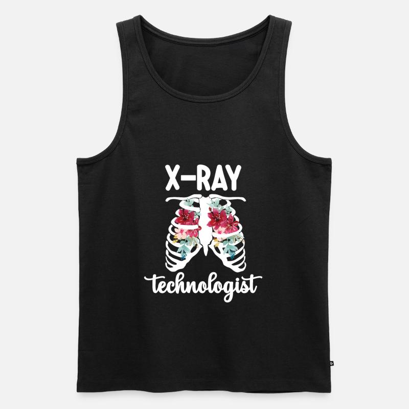 Röntgentechniker X-Ray Techniker RT Radiologie - Männer Premium Bio Tank Top - Schwarz