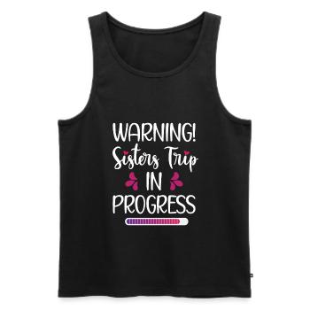 Schwesternurlaub Trip Reise Schwestern-Wochenende - Männer Premium Bio Tank Top - Schwarz - Vorne - AI Model Male 178 light (178cm)