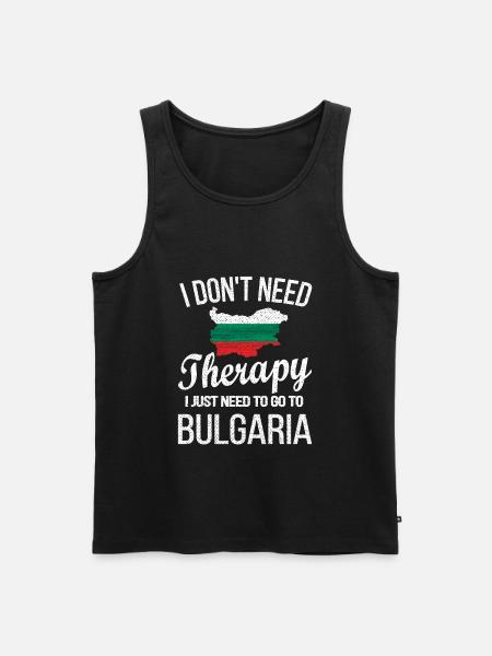 Bulgarian Bulgaria Origin Bulgarian flag - Men's Premium Organic Tank Top - black