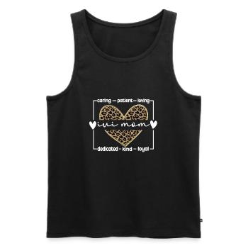 Proud IUI Mama IUI Intrauterine Insemination Mama - Men's Premium Organic Tank Top - black - Front - Michal (187cm)