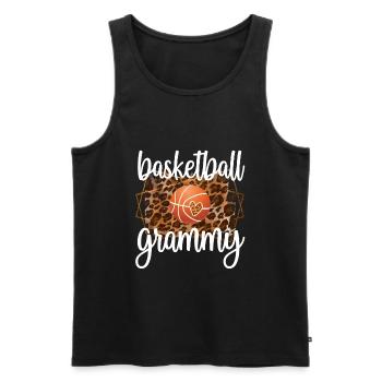 Grammy Oma Von Basketballspieler Basketball Grammy - Männer Premium Bio Tank Top - Schwarz - Vorne - AI Model Male 178 light (178cm)