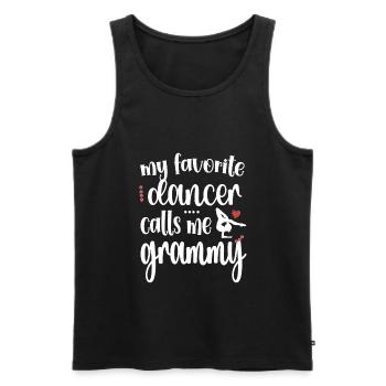 Fier Dance Grammy Grandma De Dancer Dance Grammy - Débardeur bio Premium Homme - noir - Devant - Michal (187cm)