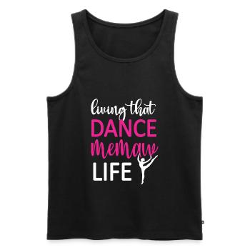 Fier danse Memaw grand-mère de danseur Dancing Memaw - Débardeur bio Premium Homme - noir - Devant - Michal (187cm)