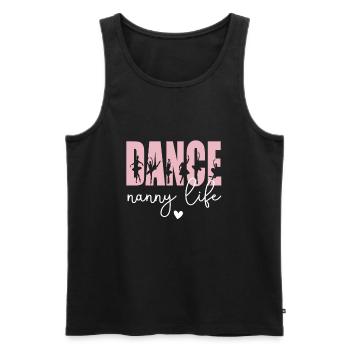 Fier danse nounou grand-mère de danseur danse nounou - Débardeur bio Premium Homme - noir - Devant - Michal (187cm)