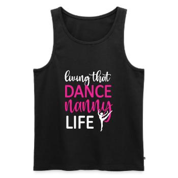 Fier danse nounou grand-mère de danseur danse nounou - Débardeur bio Premium Homme - noir - Devant - Michal (187cm)