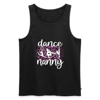 Fière danse nounou grand-mère par danseuse dansant nounou - Débardeur bio Premium Homme - noir - Devant - Michal (187cm)