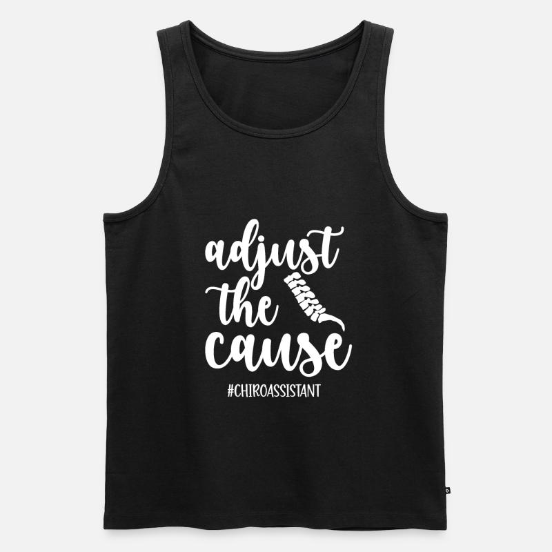 Chiropractic Assistant to Chiropractor - Men's Premium Organic Tank Top - black