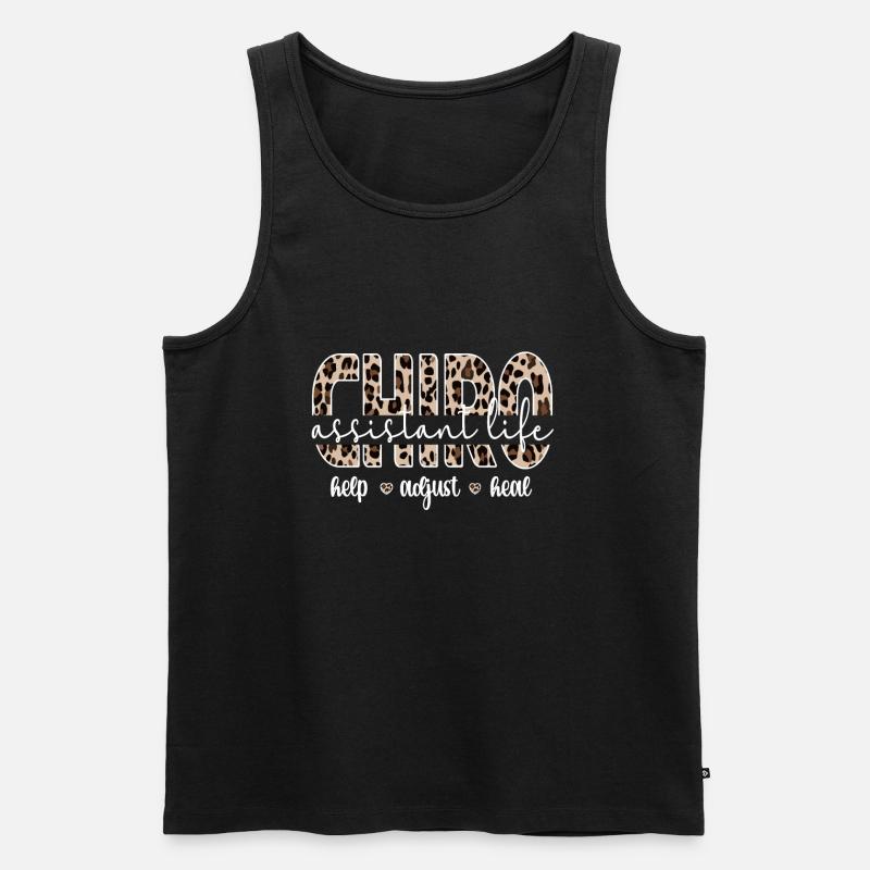 Chiropractic Assistant Chiropractic Assistant - Men's Premium Organic Tank Top - black