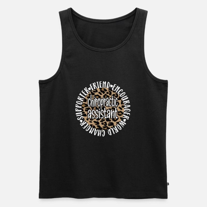 Chiropractic Assistant Chiropractic Assistant - Men's Premium Organic Tank Top - black