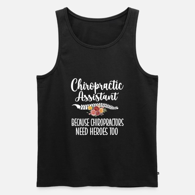 Chiropractic Assistant Chiropractic Assistant - Men's Premium Organic Tank Top - black