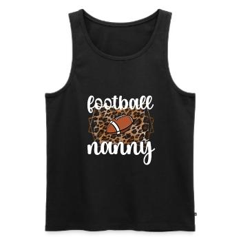 Football Nanny Grandma Of Football Player Nanny - Men's Premium Organic Tank Top - black - Front - Michal (187cm)