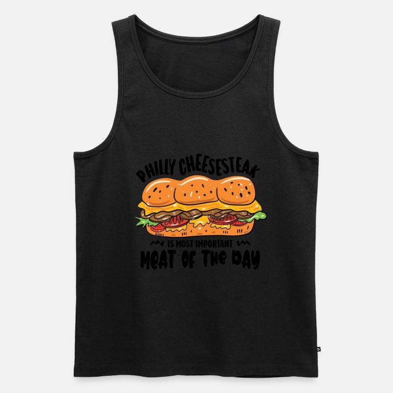 Philly Breakfast Sandwich - Männer Premium Bio Tank Top - undefined