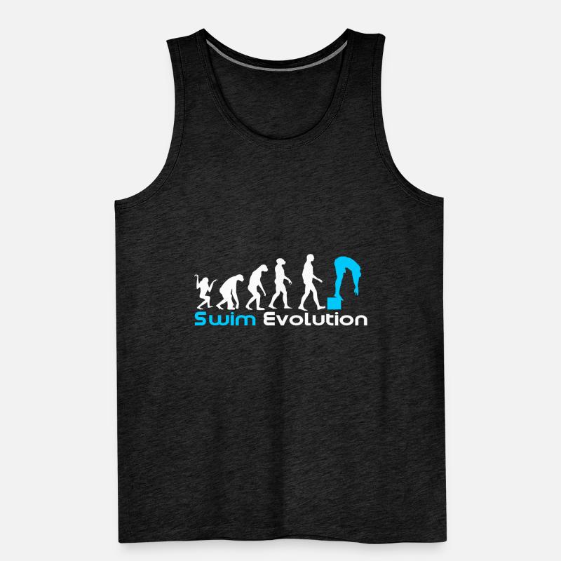Évolution de la natation Débardeur bio Premium Homme