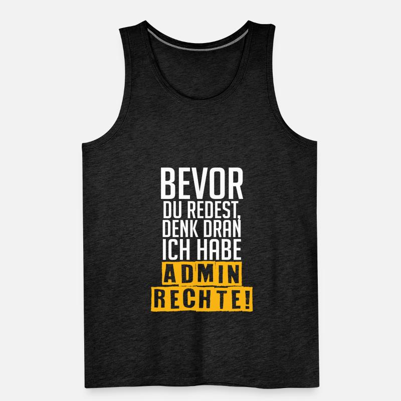 Administrator Informatik Computer Pc Männer Premium Bio Tank Top