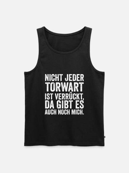 Torwart - Männer Premium Bio Tank Top - Schwarz