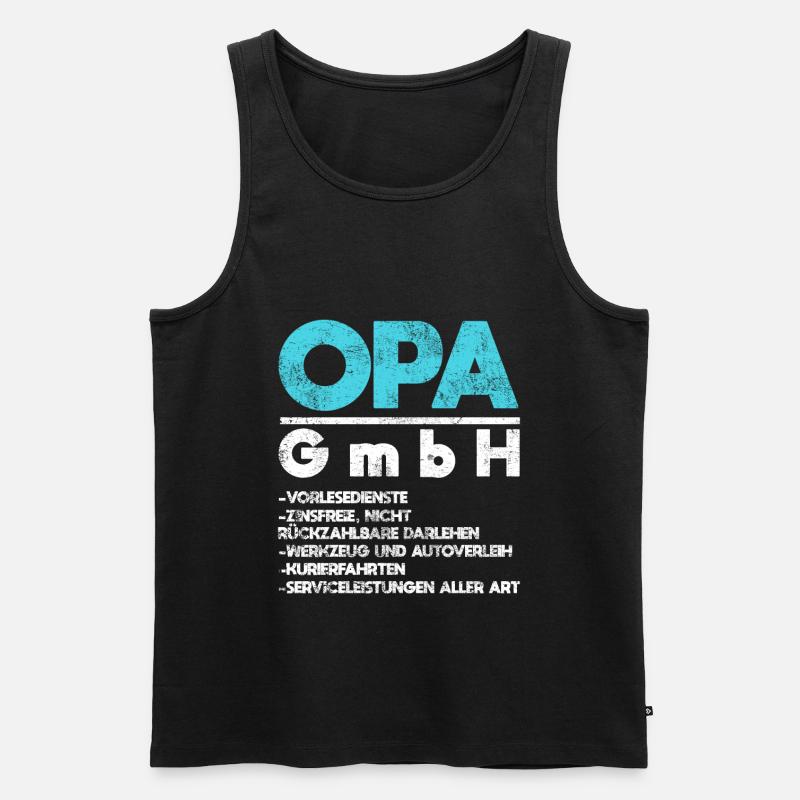Opa GMBH - Männer Premium Bio Tank Top - Schwarz