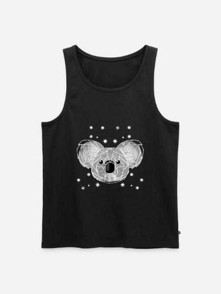 Koala Conservation - Men's Premium Organic Tank Top - black