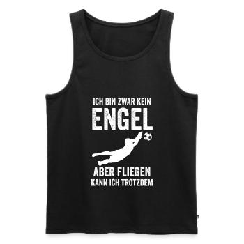 Torwart Fußballer Torwart Torwarttrainer Lustige S - Männer Premium Bio Tank Top - Schwarz - Vorne - Michal (187cm)