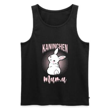 Kaninchen Mama Hase Karnickel Mutter Lustige Sprüc - Männer Premium Bio Tank Top - Schwarz - Vorne - Michal (187cm)