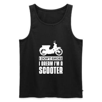 Scooter - Men's Premium Organic Tank Top - black - Front - AI Model Male 178 light (178cm)