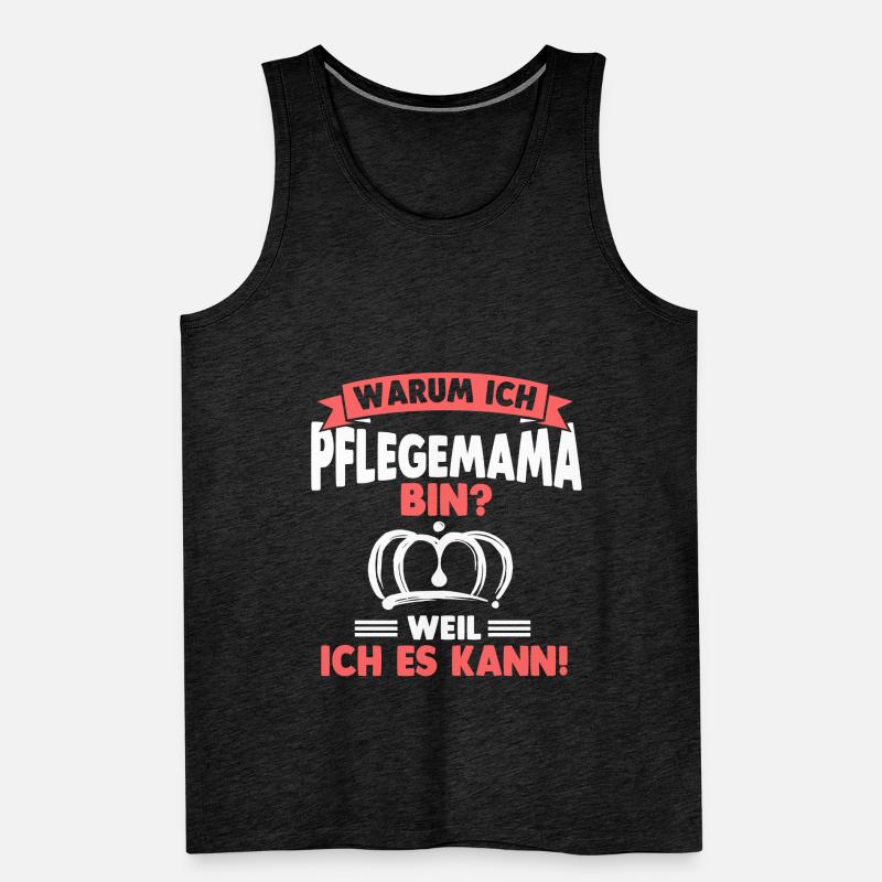 Pflegemutter Ziehmutter Muttertag Männer Premium Bio Tank Top