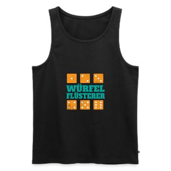 Yatzy Yahtze Knobeln Escalero Würfel Würfelspiel - Männer Premium Bio Tank Top - Schwarz - Vorne - Michal (187cm)