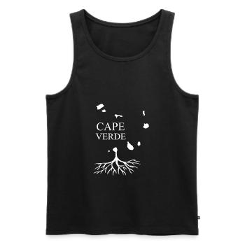 Kap Verde Kapverdisch Cabo Verde Praia Afrika - Männer Premium Bio Tank Top - Schwarz - Vorne - AI Model Male 178 light (178cm)