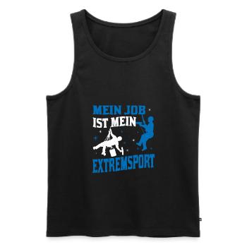 Fensterreiniger Industriekletterer Reinigungskraft - Männer Premium Bio Tank Top - Schwarz - Vorne - Michal (187cm)
