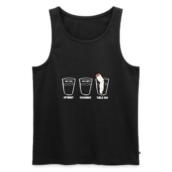 Carpenters Craftsman Woodworking Carpentry - Männer Premium Bio Tank Top - Schwarz - Vorne - Michal (187cm)