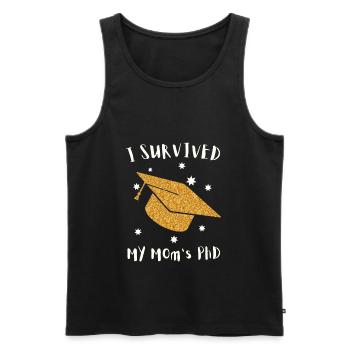 PHD Degree Doctorate Graduate MBA PhD Graduation - Männer Premium Bio Tank Top - Schwarz - Vorne - AI Model Male 178 light (178cm)