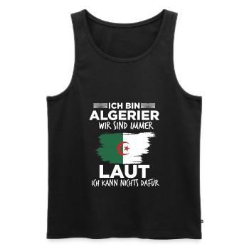 Lauter Algerier Algerisch Algerien Geschenk - Männer Premium Bio Tank Top - Schwarz - Vorne - Michal (187cm)
