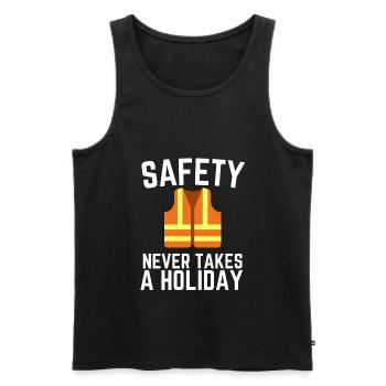 Incident Analyst Security Manager & Safety - Männer Premium Bio Tank Top - Schwarz - Vorne - AI Model Male 178 light (178cm)