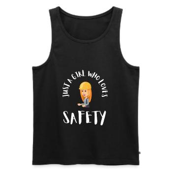 Incident Analyst Security Manager & Safety - Männer Premium Bio Tank Top - Schwarz - Vorne - AI Model Male 178 light (178cm)
