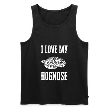 Hognose Snake Reptile Pet & Herpétologiste - Débardeur bio Premium Homme - noir - Devant - Michal (187cm)