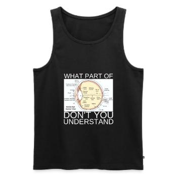 Ophthalmologist Optometrist Optometry And Optician - Men's Premium Organic Tank Top - black - Front - Michal (187cm)