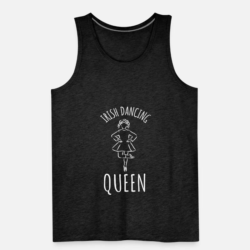 Irish Dancing Irish Step Dance & Celtic Ceili Men's Premium Organic Tank Top
