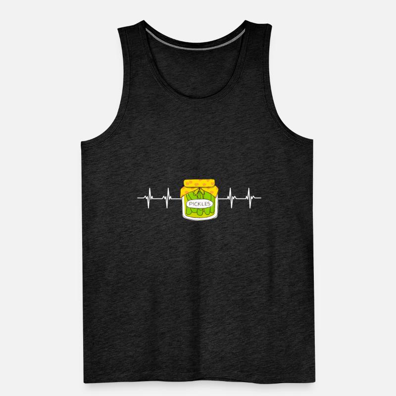 Cornichons Concombre Cornichon Lover Pot de cornichon en conserve Débardeur bio Premium Homme