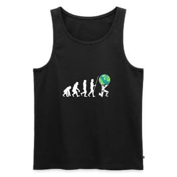 Robotics Robots Droid Builder And Robotics - Men's Premium Organic Tank Top - black - Front - AI Model Male 178 light (178cm)